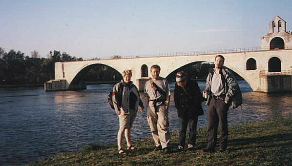 Apparently, everyone but me knows a nursery rhyme about this bridge here in Avignon. We did have a lot of time to think about it, though. Why? Look at the photo credit. (Photo: Ylva)