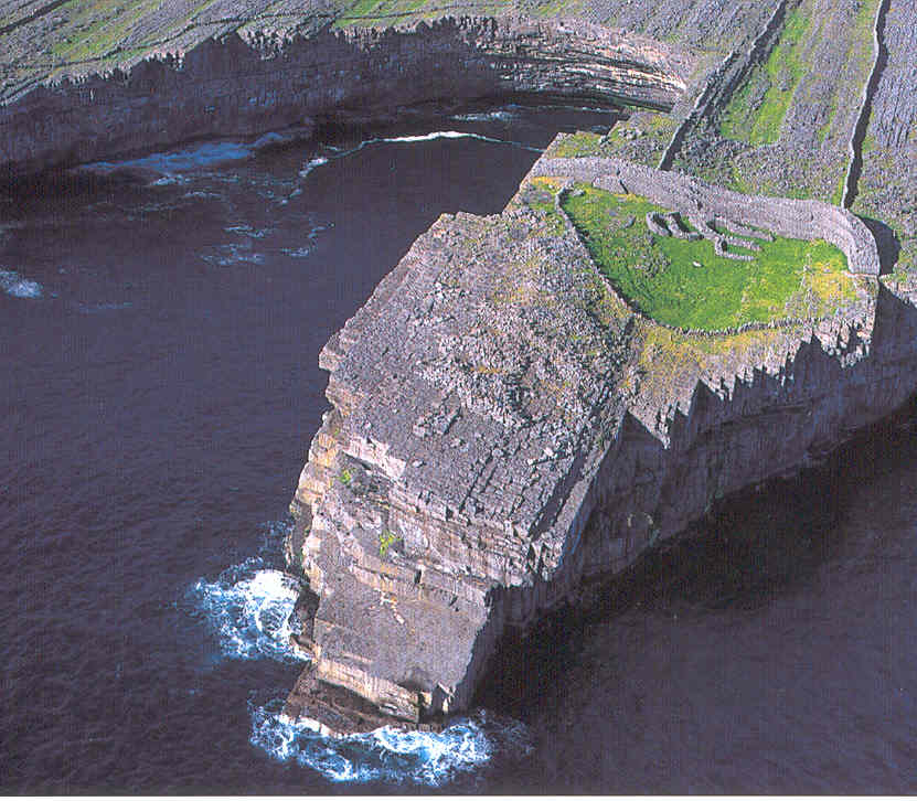 Dun Duchathair, from the air, which should give you a better idea aobut the magnificence of the place.
