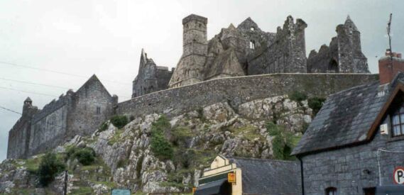 The Rock of Cashel, a ruined cathedral/fort that's been on this hill for at least two millenia.