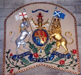 (the inside of St. Giles Cathedral in Edinburgh.)