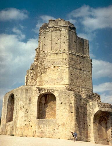 The Big Tower, with people for perspective. It's really big.