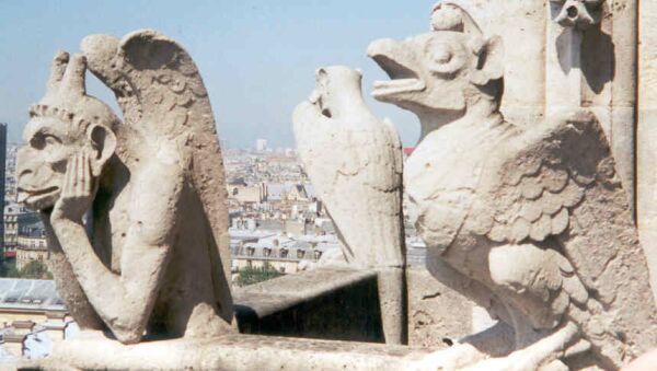 Notre Dame, gargoyle.