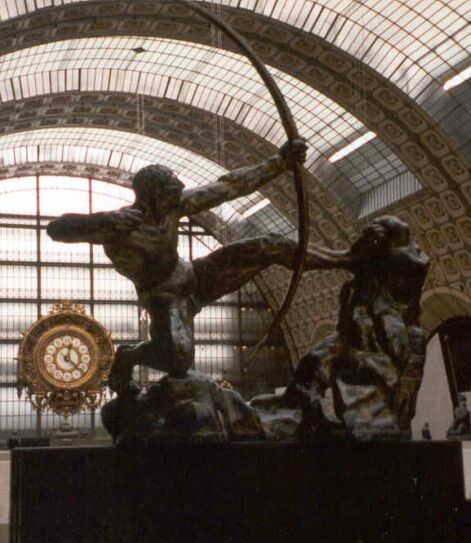 The archer from the main hall of the Musee D'Orsay.