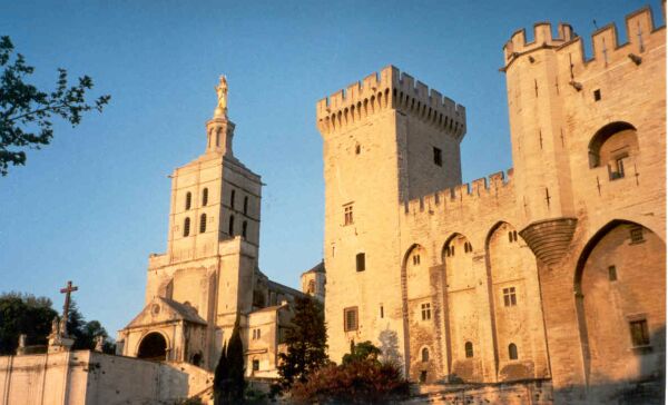 The Palace of the Popes, in Avignon. Shhh, don't tell anyone, but in here, I ran into a display case full of priceless coins that would have fallen over and broken if not for me and another grabbing it and righting it quickly. I had a bruise for a week, and a slight limp the rest of the day.