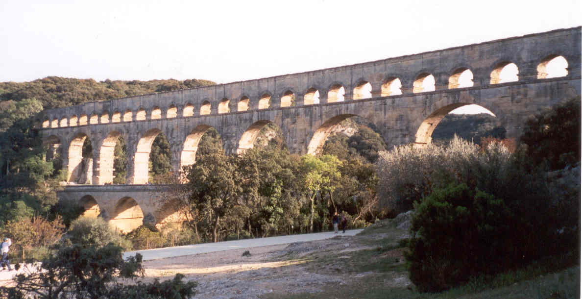 (The Pont Du Gard, outside of Avignon)