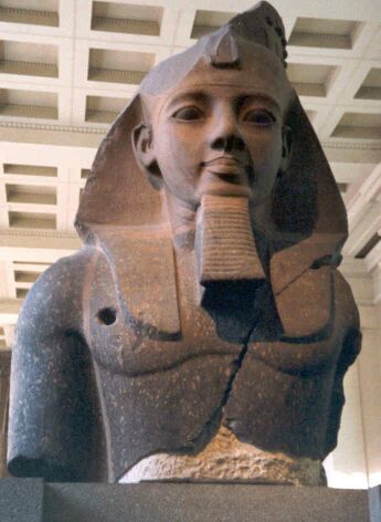 'Look upon my works, ye mighty, and despair!' The poem 'Ozymandias' was apparently written with this picture (of Ramses II, they think) in mind.