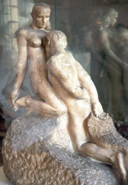 What I like most about Rodin is the way he takes a sensual moment and visually exaggerates it to show how it feels to be in that moment.