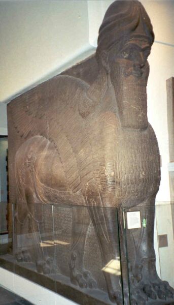 One of Sargon II's bulls, with the obligatory shit-eating grin.