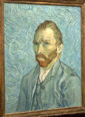 Van Gogh, a hardcore absinthe drinker, driven to artistic insanity. (Musee D'Orsay, Paris)